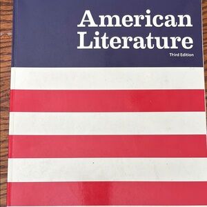 American Literature Third Edition Book - Red, White, and Blue